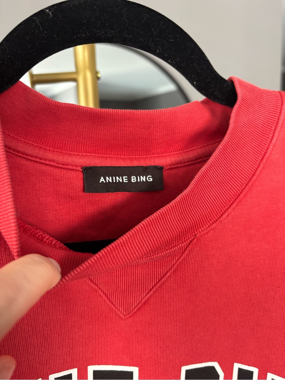 Anine Bing Jaci 'ANINE BING SPORT' Pullover Crewneck Sweatshirt - Picture 5 of 10